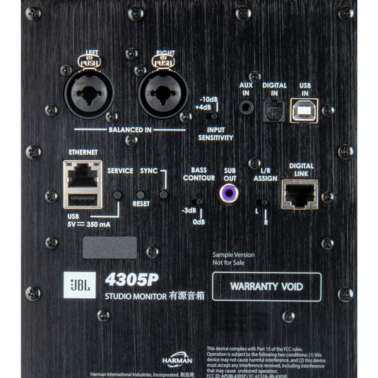 4305P Studio Monitor - Natural Walnut - Powered Bookshelf Loudspeaker System - Detailshot 1 image number null